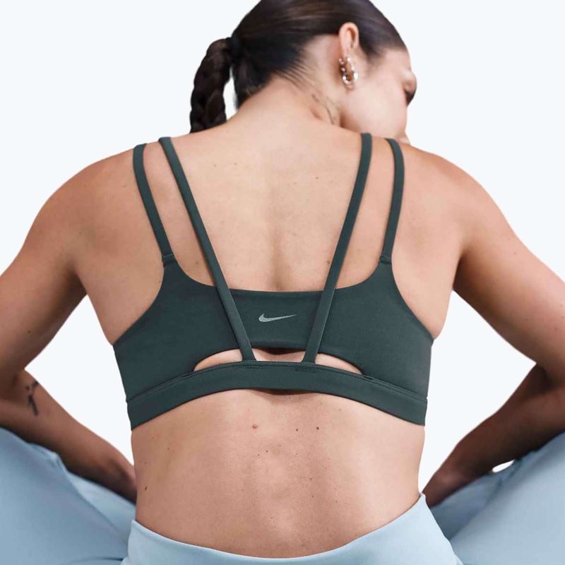 Športová podprsenka Nike Zenvy Strappy seaweed/white 5