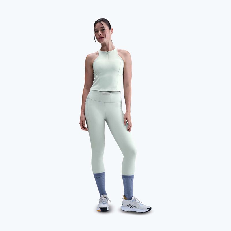 Dámske tričko Nike Trail Medium Support Sports Bra Tank Top light silver 2