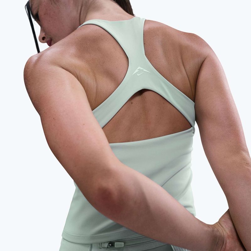 Dámske tričko Nike Trail Medium Support Sports Bra Tank Top light silver 4