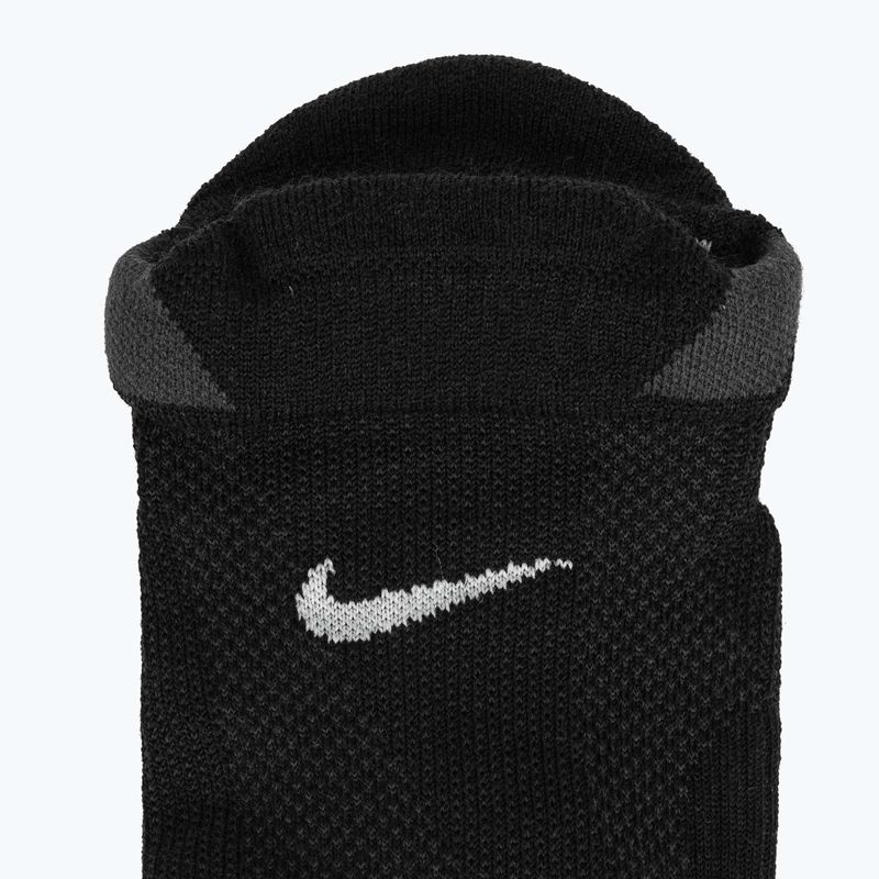 Ponožky Nike Running No-Show Wool black/dark smoke grey/light smoke grey 3