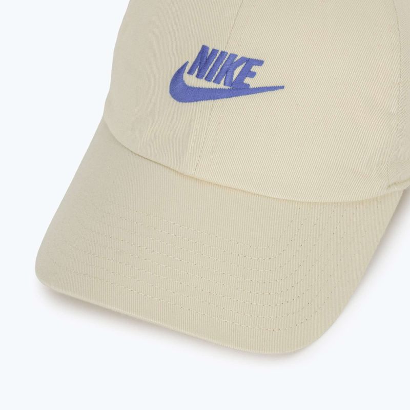 Šiltovka Nike Club Unstructured Futura Wash light khaki/sapphire 3