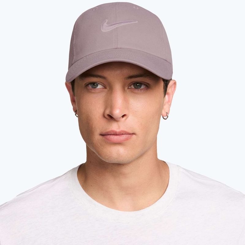 Šiltovka Nike Club Unstructured Swoosh light violet ore/particle rose 5