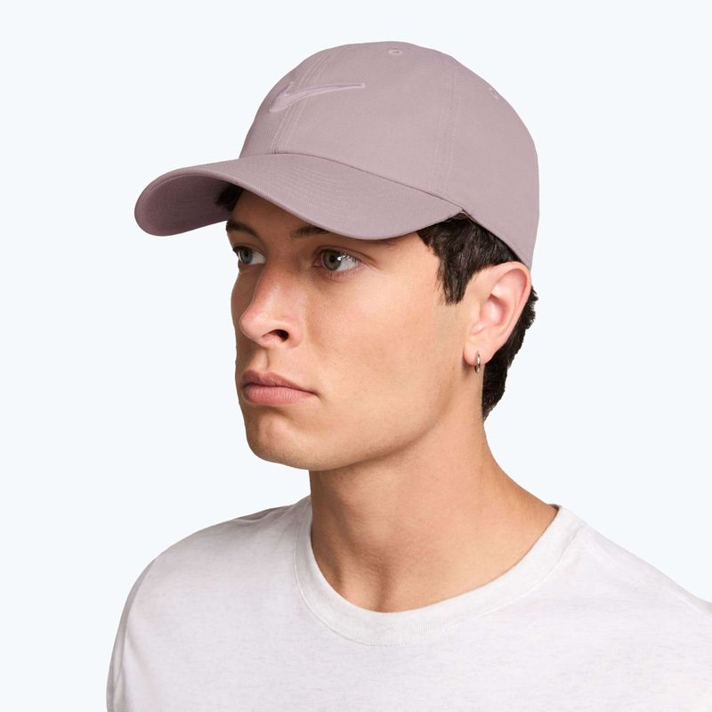 Šiltovka Nike Club Unstructured Swoosh light violet ore/particle rose 7