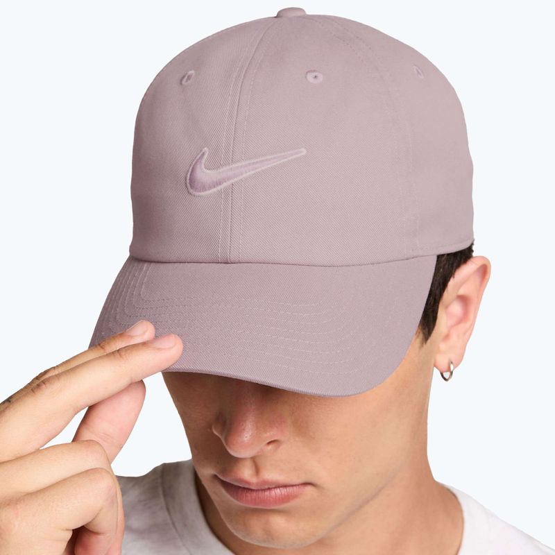 Šiltovka Nike Club Unstructured Swoosh light violet ore/particle rose 8
