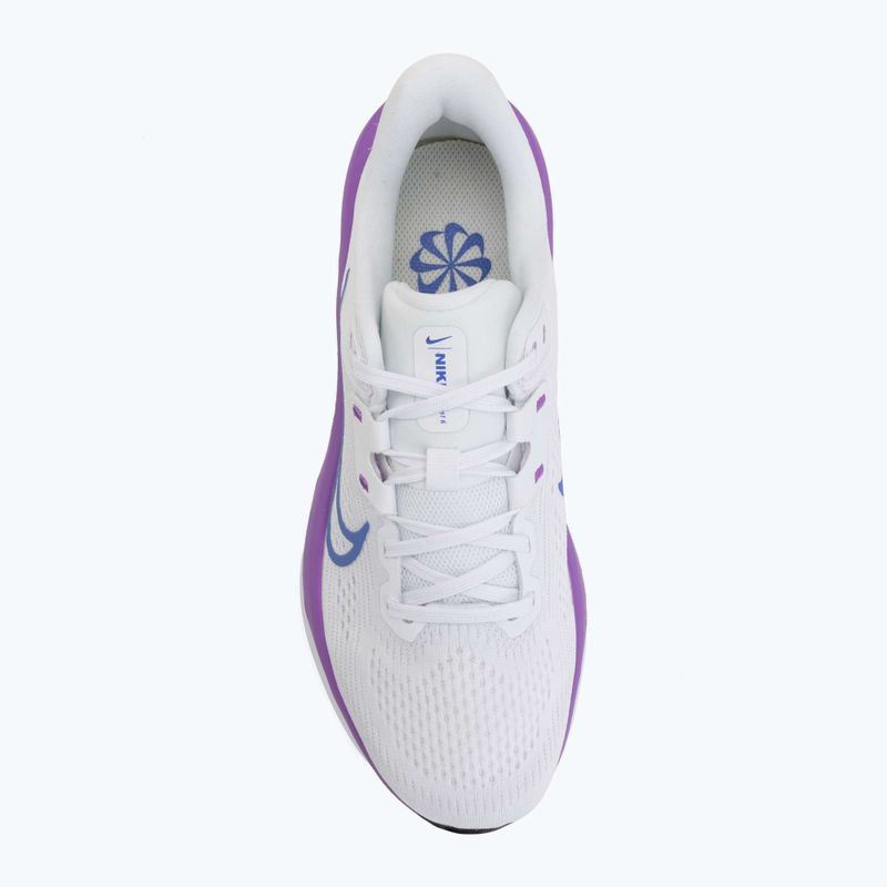 Dámske bežecké topánky Nike Quest 6 white/black/bright violet/sapphire 5