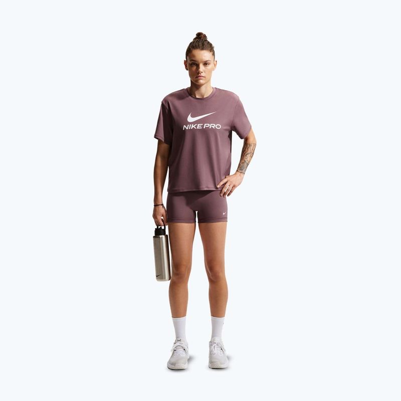 Dámske šortky Nike Pro Mid-Rise Biker 3" tattoo/white 2