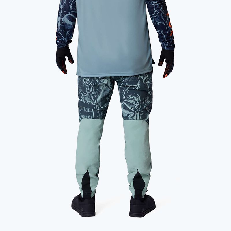Pánske cyklistické nohavice Fox Racing Ranger Image Print arctic blue 2