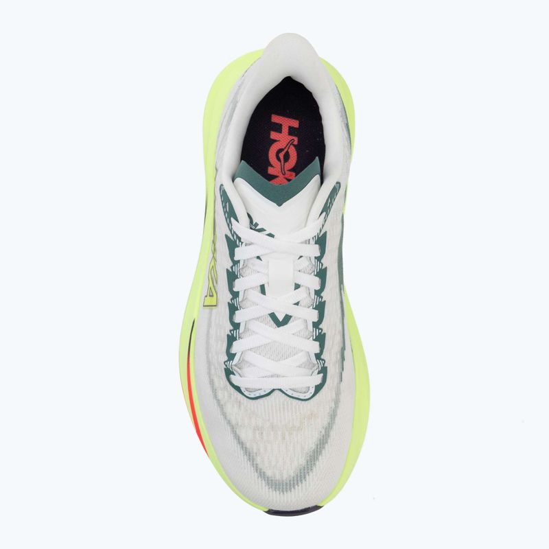 Dámske bežecké topánky HOKA Mach 7 frost/neon yuzu 5
