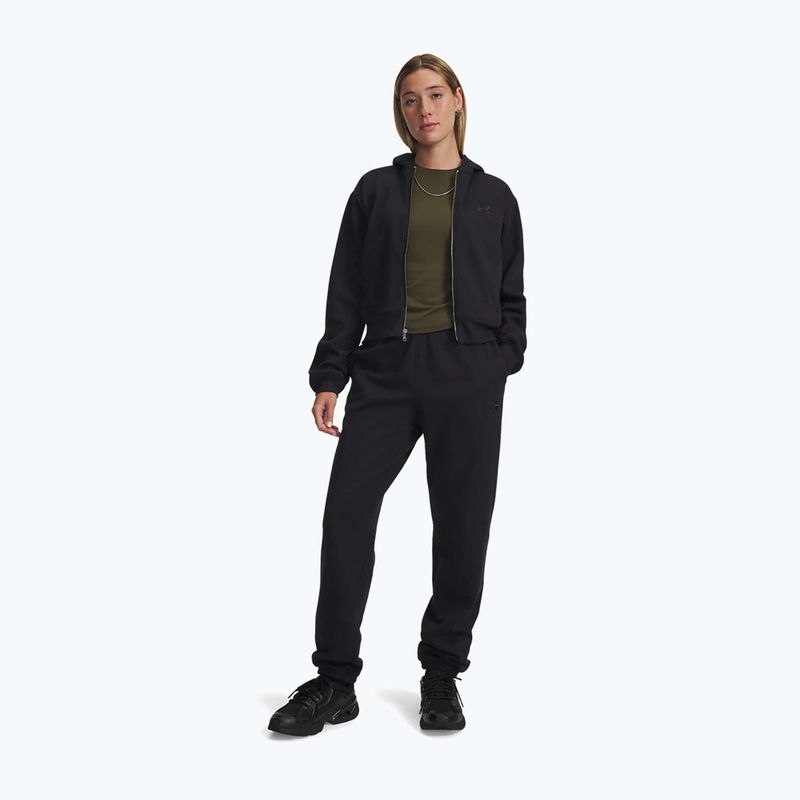 Dámske tréningové nohavice Under Armour Icon Vida Fleece Jogger black/black 2