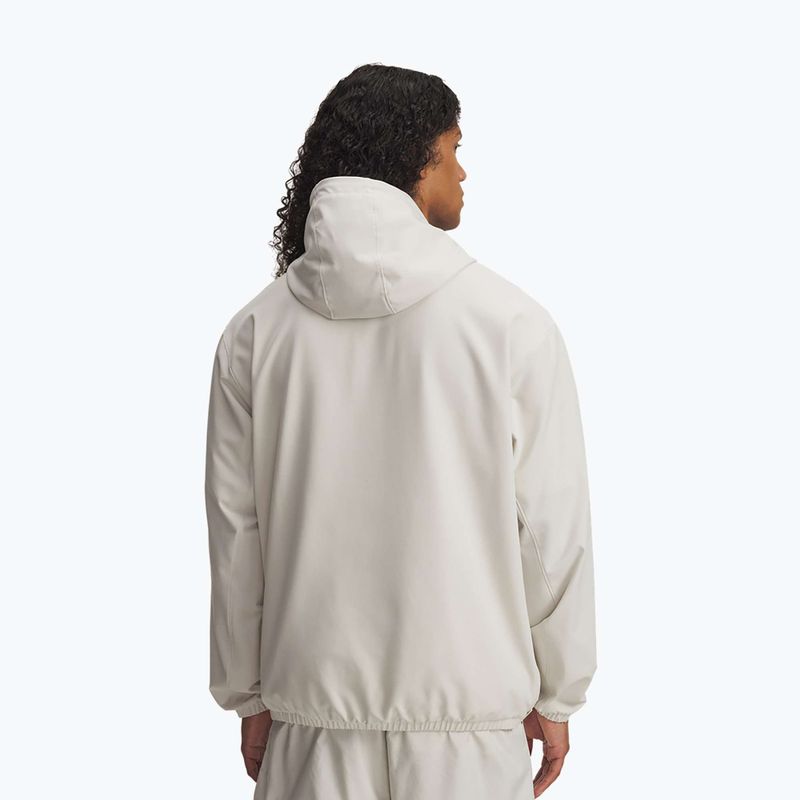 Pánska mikina Under Armour Unstoppable Woven Hoodie summit white/white 3