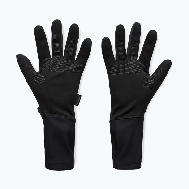 Pánske bežecké rukavice Under Armour Storm Fleece Run black/black/reflective 2