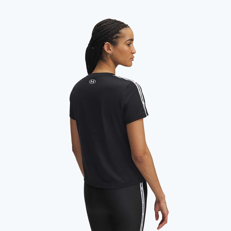 Dámske tréningové tričko Under Armour Tech Wordmark Tape black/white/white 2