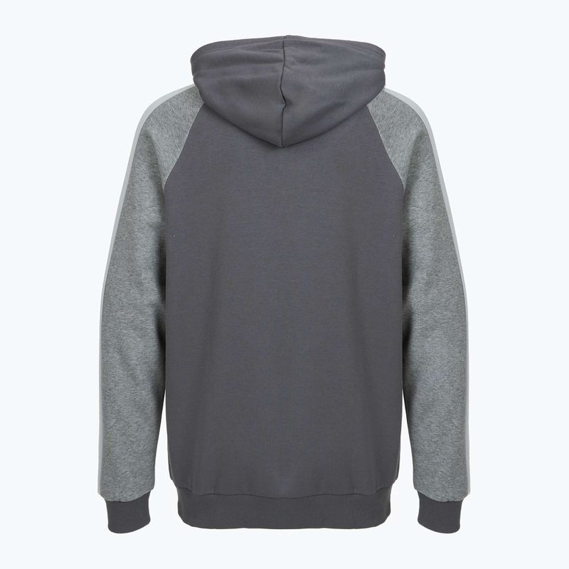 Pánska mikina Under Armour Rival Fleece Colorblock Hoodie castlerock/mod gray/white 4
