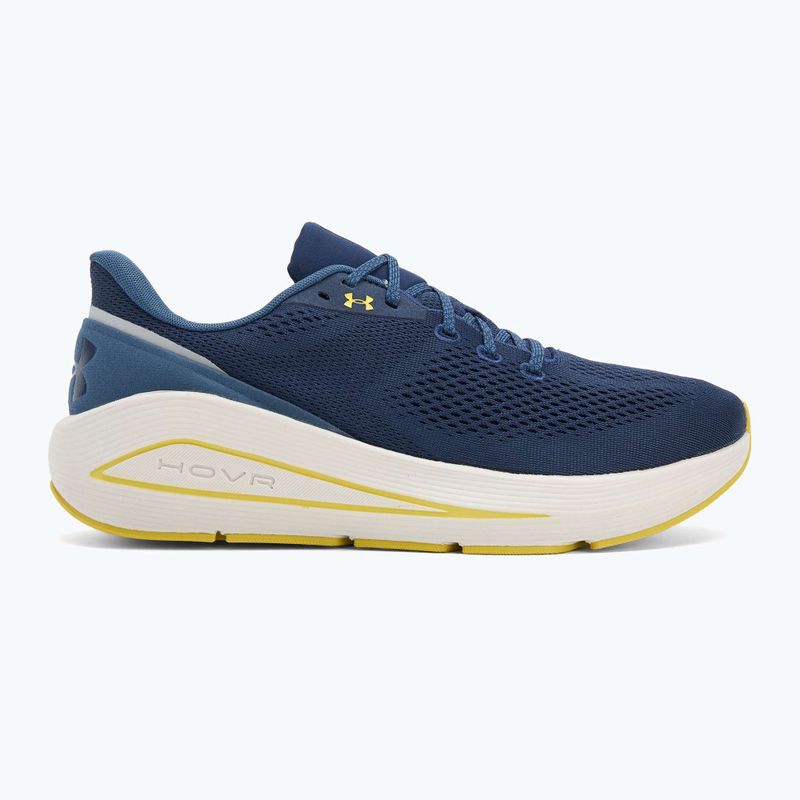 Pánske bežecké topánky Under Armour Sonic 7 washed navy/nu blue/yellow shade 2