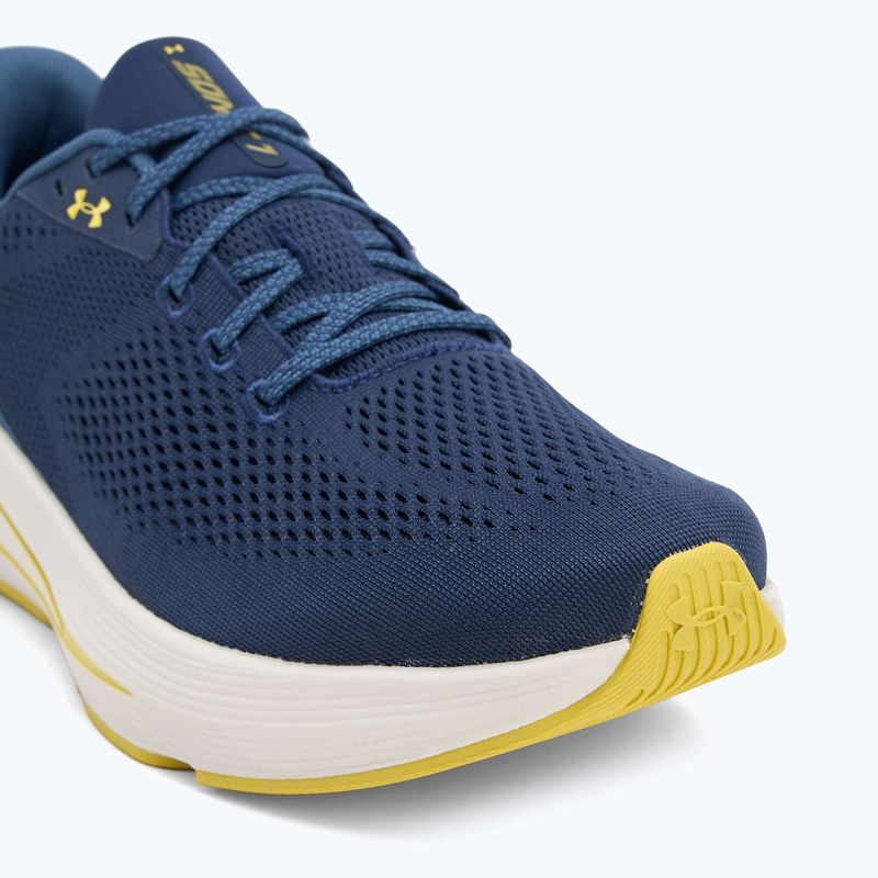 Pánske bežecké topánky Under Armour Sonic 7 washed navy/nu blue/yellow shade 7