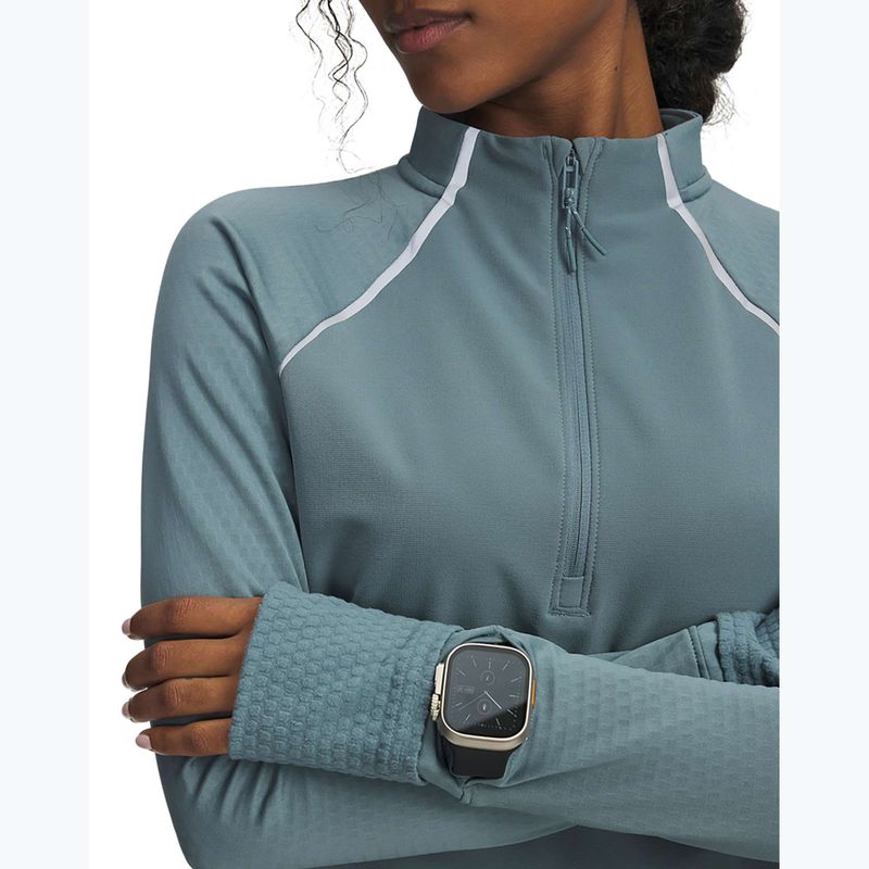 Dámska bežecká mikina Under Armour Pro Half Zip jasper blue/reflective 3