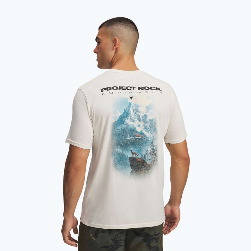 Pánske tréningové tričko Under Armour Project Rock Q4 2 strobe/black 2