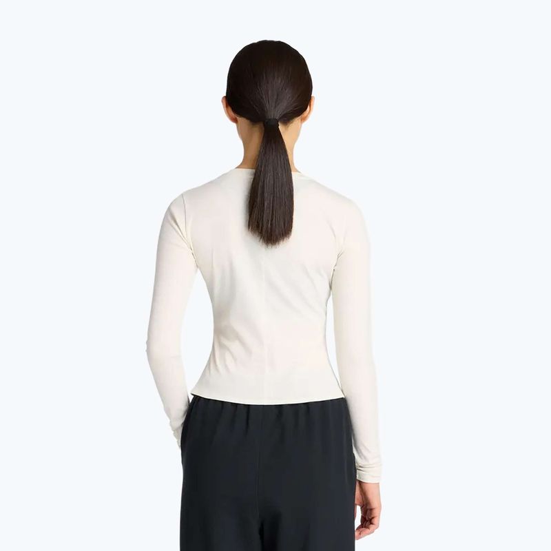 Dámske tričko longsleeve New Balance Micro-Rib white 2