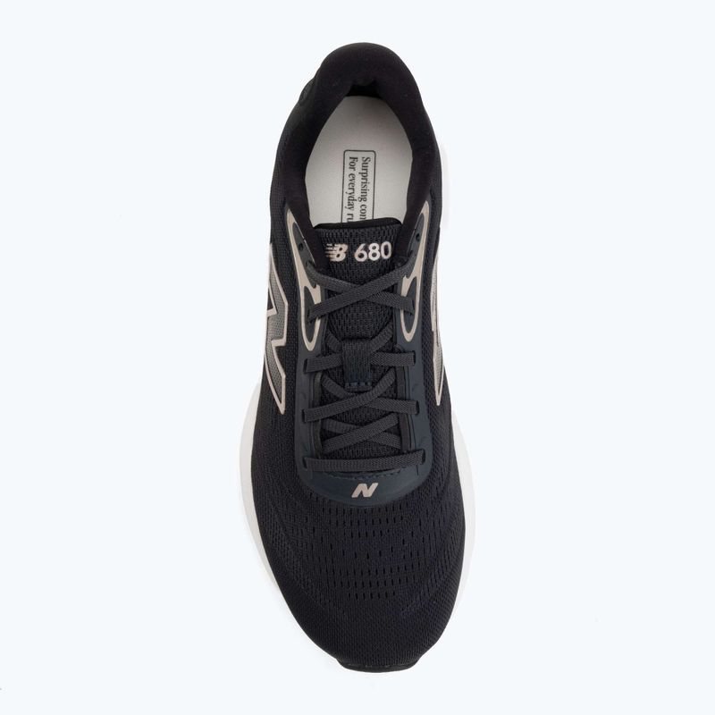 Dámske bežecké topánky New Balance Fresh Foam 680's V9 black/phantom/champagne metallic 5