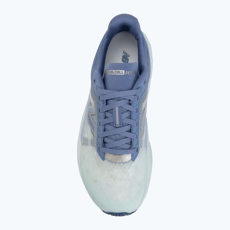 Dámske bežecké topánky New Balance FuelCell Rebel V5 fairweather blue/glint blue 5