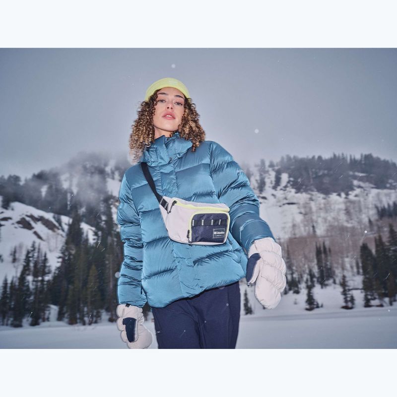 Dámska páperová bunda Columbia Amaze Puff Hooded everblue high shine 16