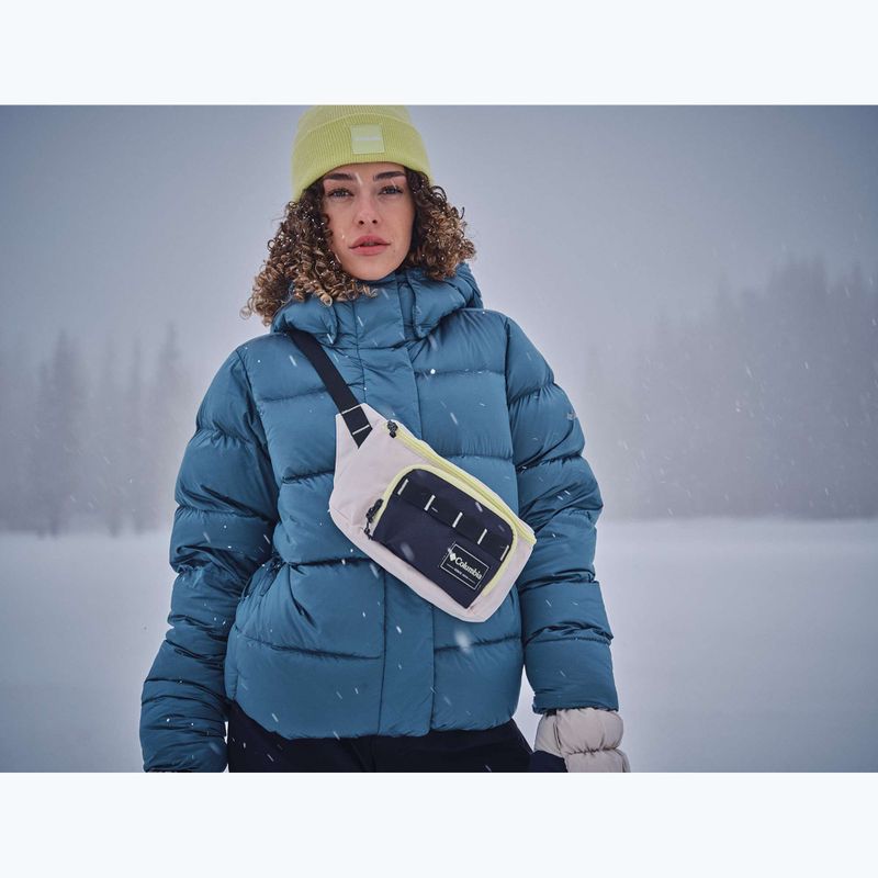 Dámska páperová bunda Columbia Amaze Puff Hooded everblue high shine 17