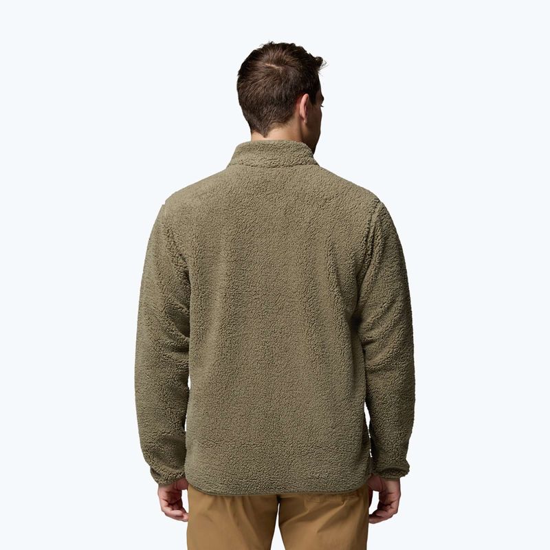 Pánska fleecová bunda Columbia Rugged Ridge High Pile Full Zip stone green 3