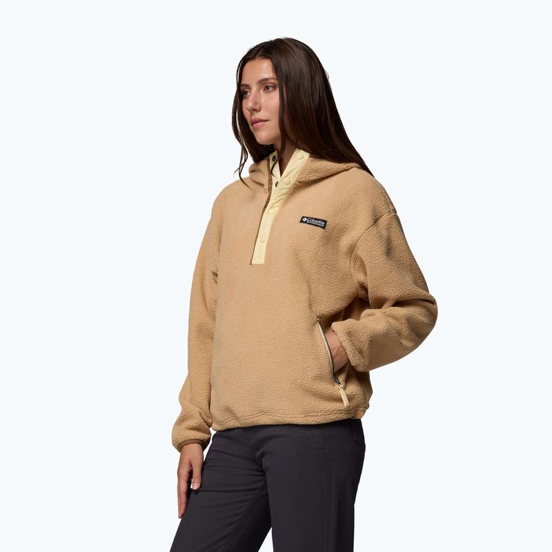 Dámska fleecová mikina Columbia Helvetia II Hoodie canoe 4