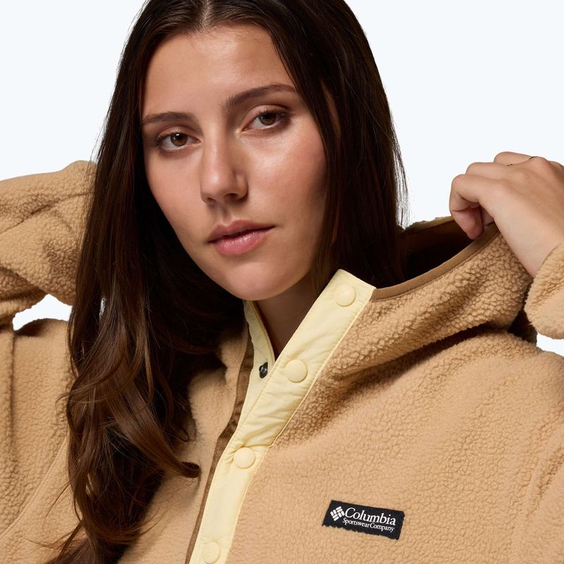 Dámska fleecová mikina Columbia Helvetia II Hoodie canoe 5
