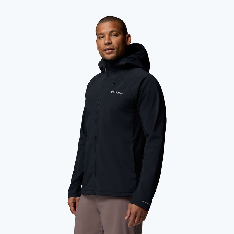 Pánska softshellová bunda Columbia Trailborne black 4