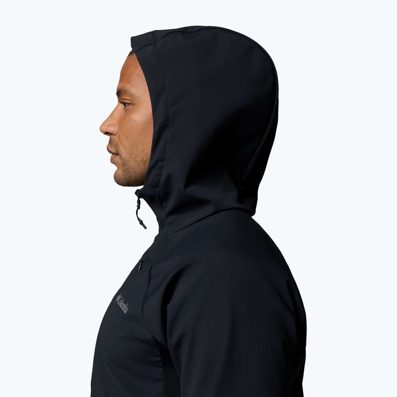 Pánska softshellová bunda Columbia Trailborne black 6