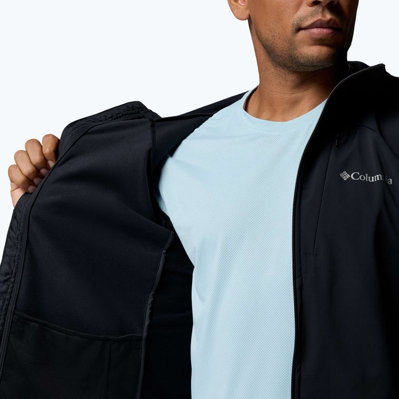 Pánska softshellová bunda Columbia Trailborne black 9
