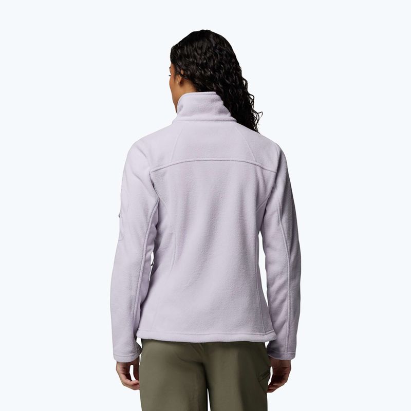 Dámska fleecová mikina Columbia Fast Trek II lavender pearl 3