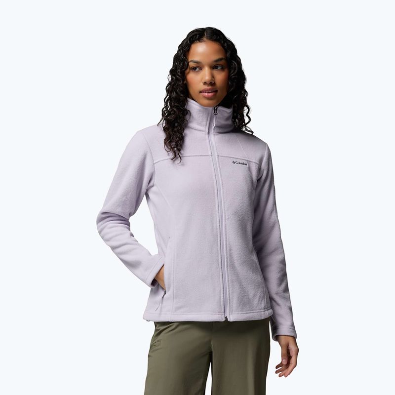 Dámska fleecová mikina Columbia Fast Trek II lavender pearl 5