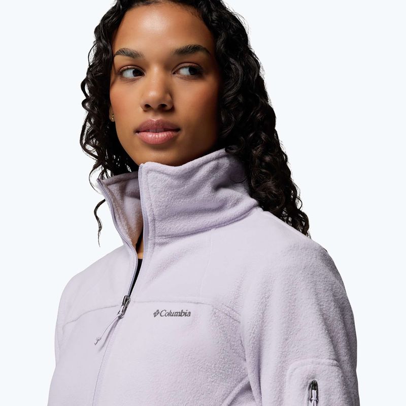 Dámska fleecová mikina Columbia Fast Trek II lavender pearl 7