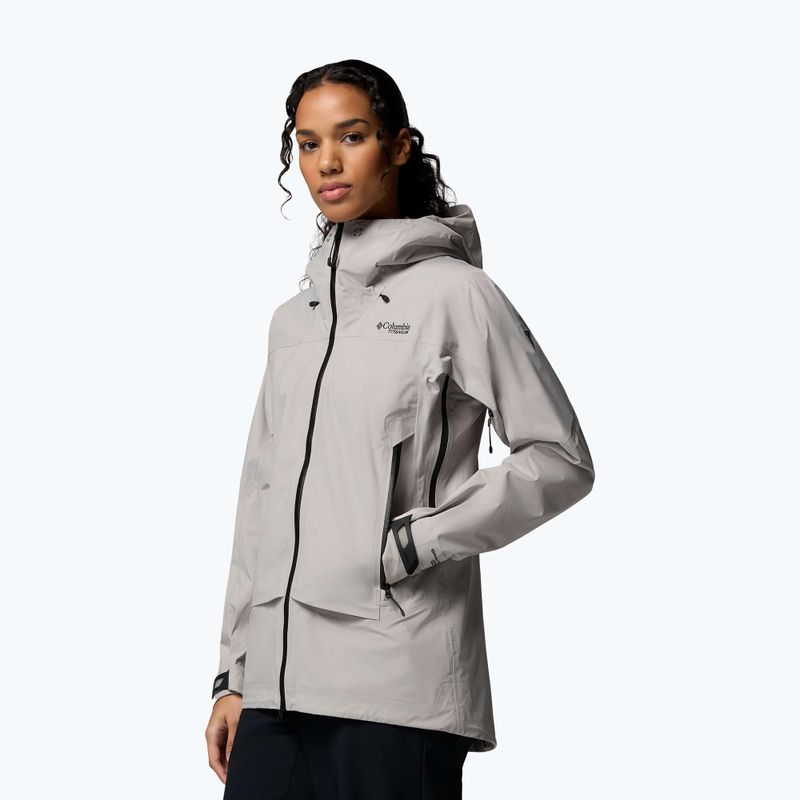 Dámska softshellová bunda Columbia Saudan Pro 3L flint grey 4