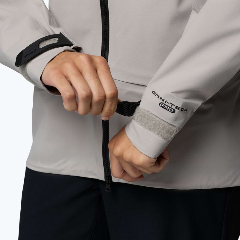 Dámska softshellová bunda Columbia Saudan Pro 3L flint grey 12