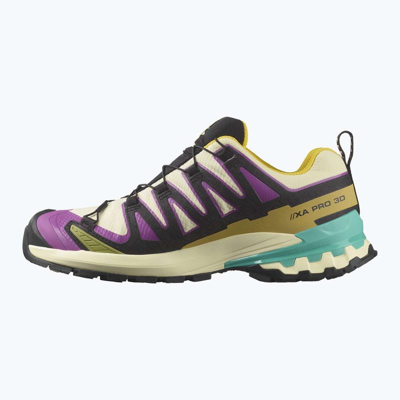 Dámske bežecké topánky Salomon XA PRO 3D V9 GTX transparent yellow/black/waterfall 9