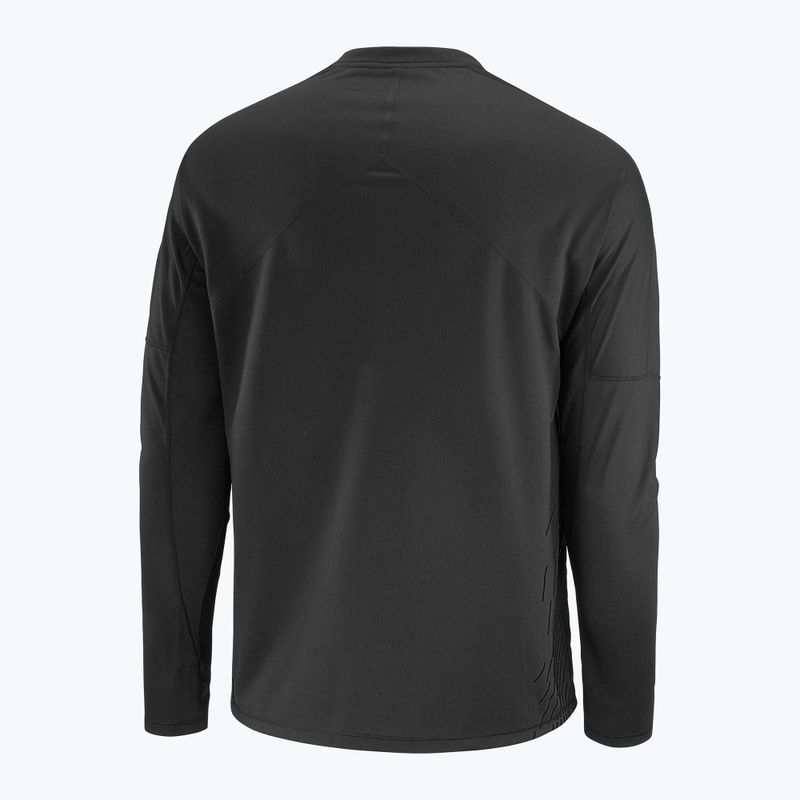 Pánske bežecké tričko Salomon Sense Aero GFX deep black 4