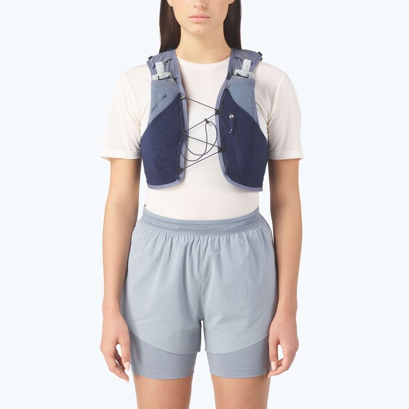 Bežecká vesta Salomon ADV SKIN 5 Gradient Set maritime blue/gray 3