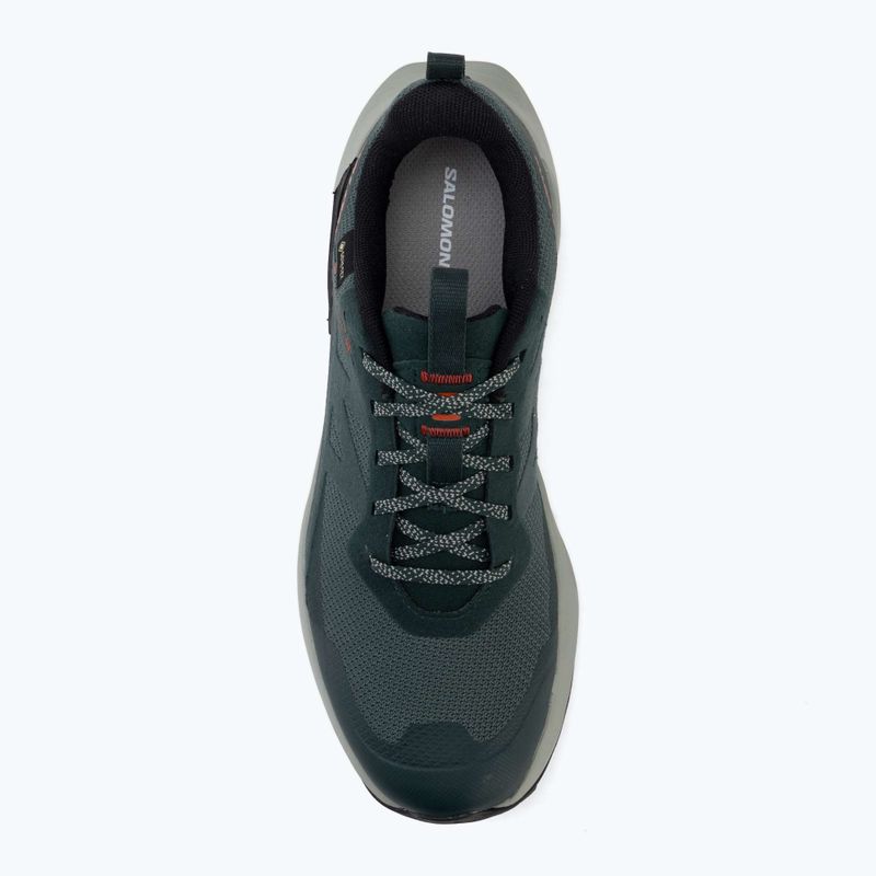 Pánske turistické topánky Salomon Elixir Activ GTX scarab/green gable 5
