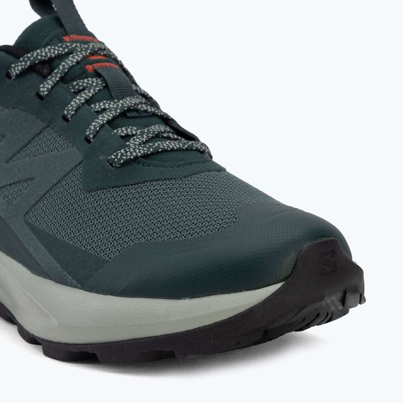 Pánske turistické topánky Salomon Elixir Activ GTX scarab/green gable 7