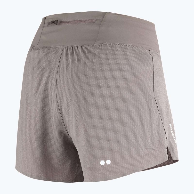 Dámske bežecké šortky Salomon Sense Aero Stow 4" iron 7