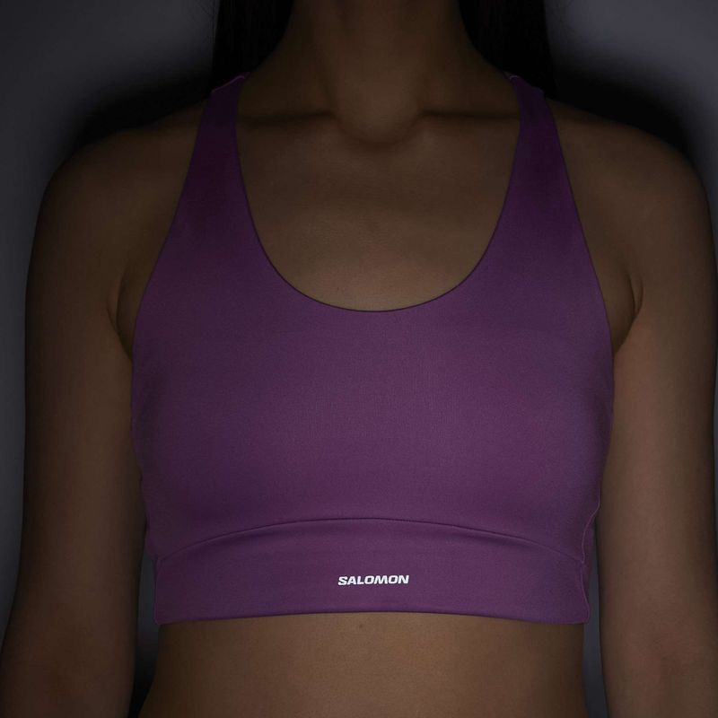 Fitness podprsenka Salomon SHAKEout Core iris orchid 6