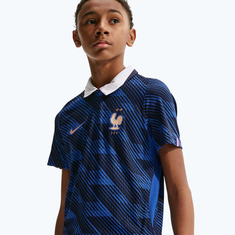Detský futbalový dres Nike FFF 2026/27 Match Home game royal/metallic copper 7