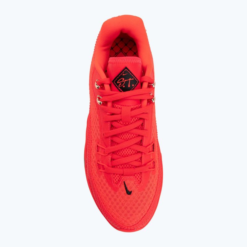 Pánske basketbalové topánky Nike Street Flare bright crimson/gum light brown/black 5