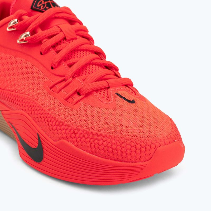 Pánske basketbalové topánky Nike Street Flare bright crimson/gum light brown/black 7