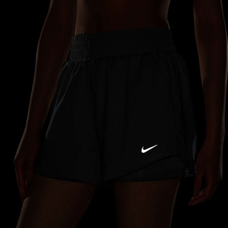 Dámske šortky Nike One Dri-Fit High-Waisted 3" 2In1 smoke grey/heather/white 5