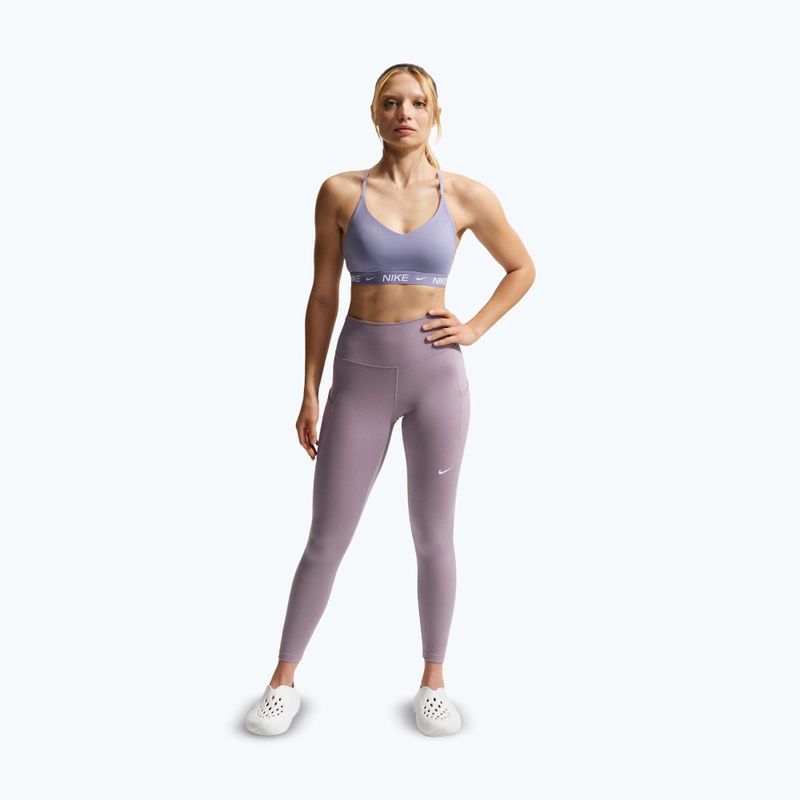 Dámske tréningové legíny Nike One High-Waisted 7/8 light violet ore/white 2