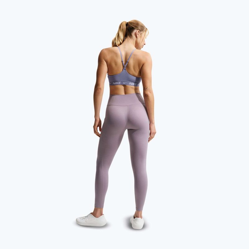 Dámske tréningové legíny Nike One High-Waisted 7/8 light violet ore/white 3